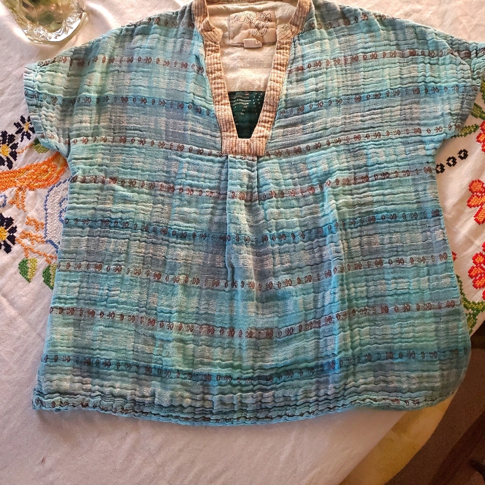 Ace and Jig woven top. GUC. S